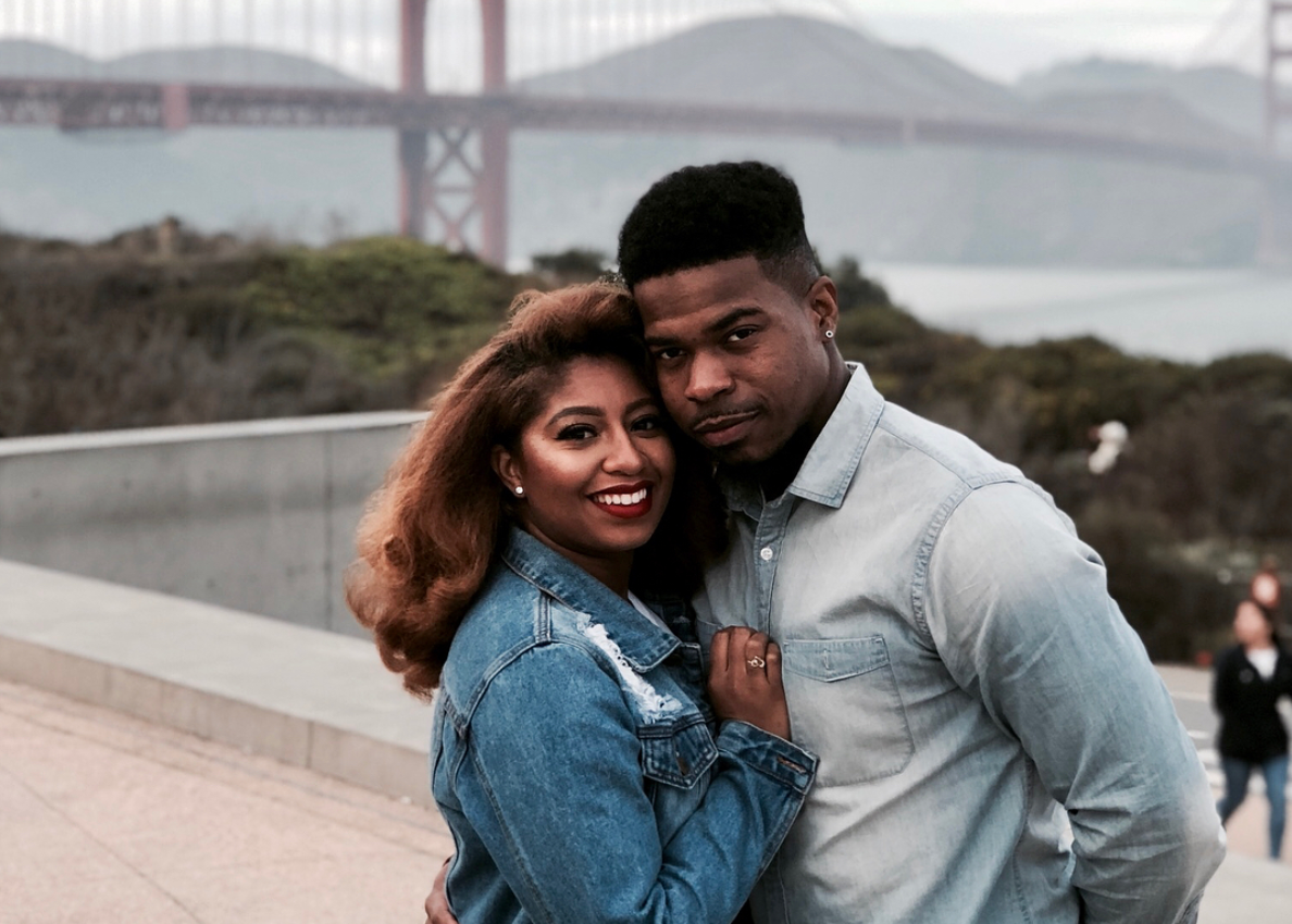 Couple Crush Of The Week: How Curls and Couture Blogger Courtney Danielle And Her Fiancé Are Building A Lasting Love
